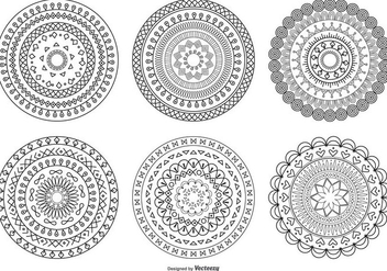 Decorative Circle Shapes - бесплатный vector #408401